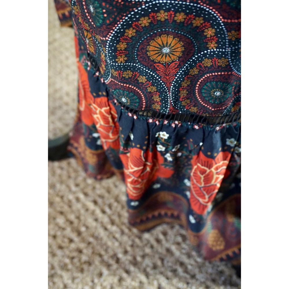 Anthropologie Farm Rio Cordoba Maxi Skirt New S - Picture 7 of 11
